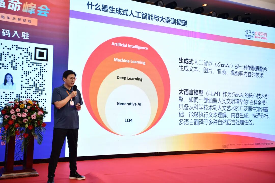 Gu Chao展示亚马逊AI工具矩阵